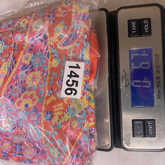 Talbots Top Womens Petite XLP Paisley Vibrant Tee Shirt 3/4 Sleeve Colorful Spri - Picture 10 of 10